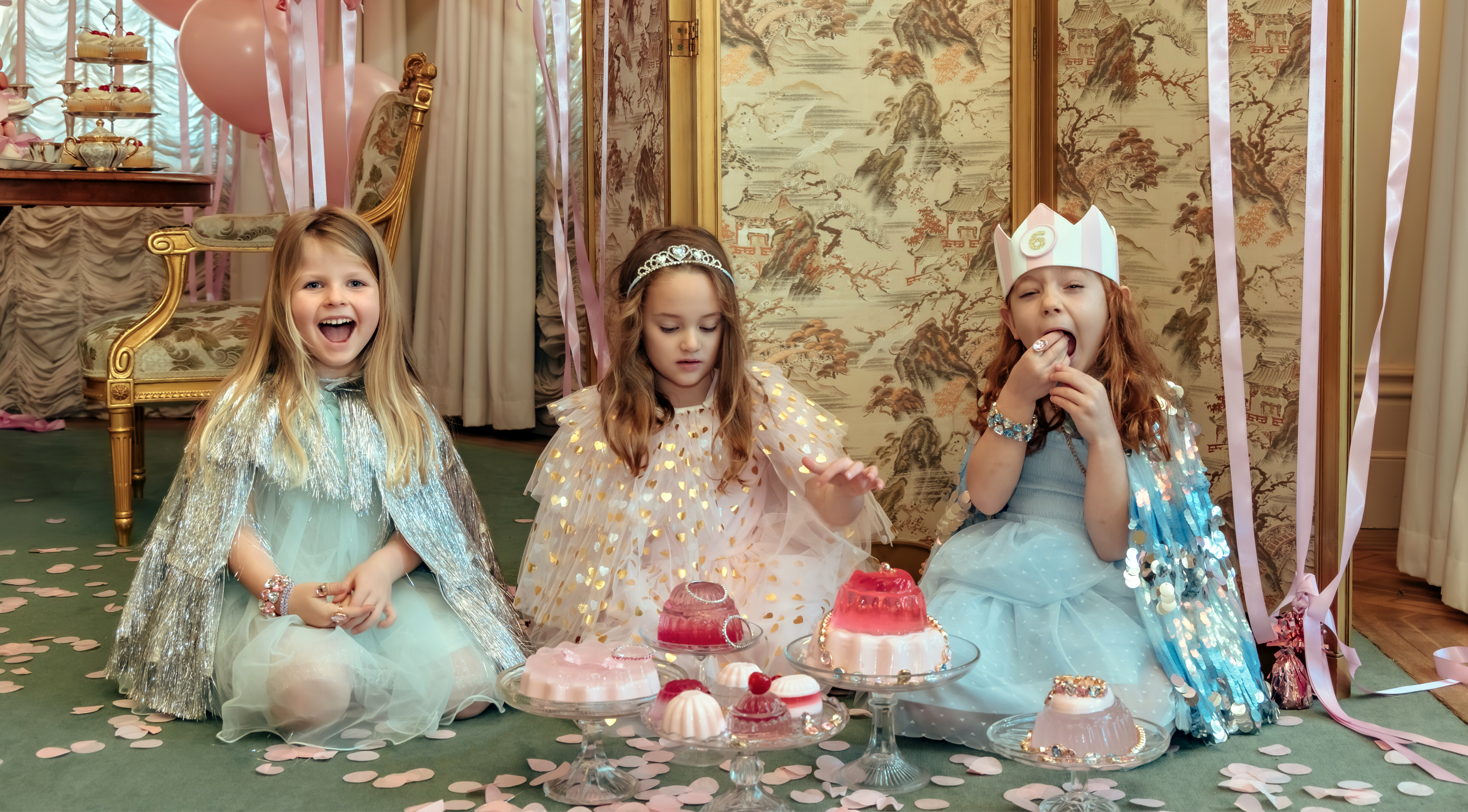 Girls wearing Seed Party outfits