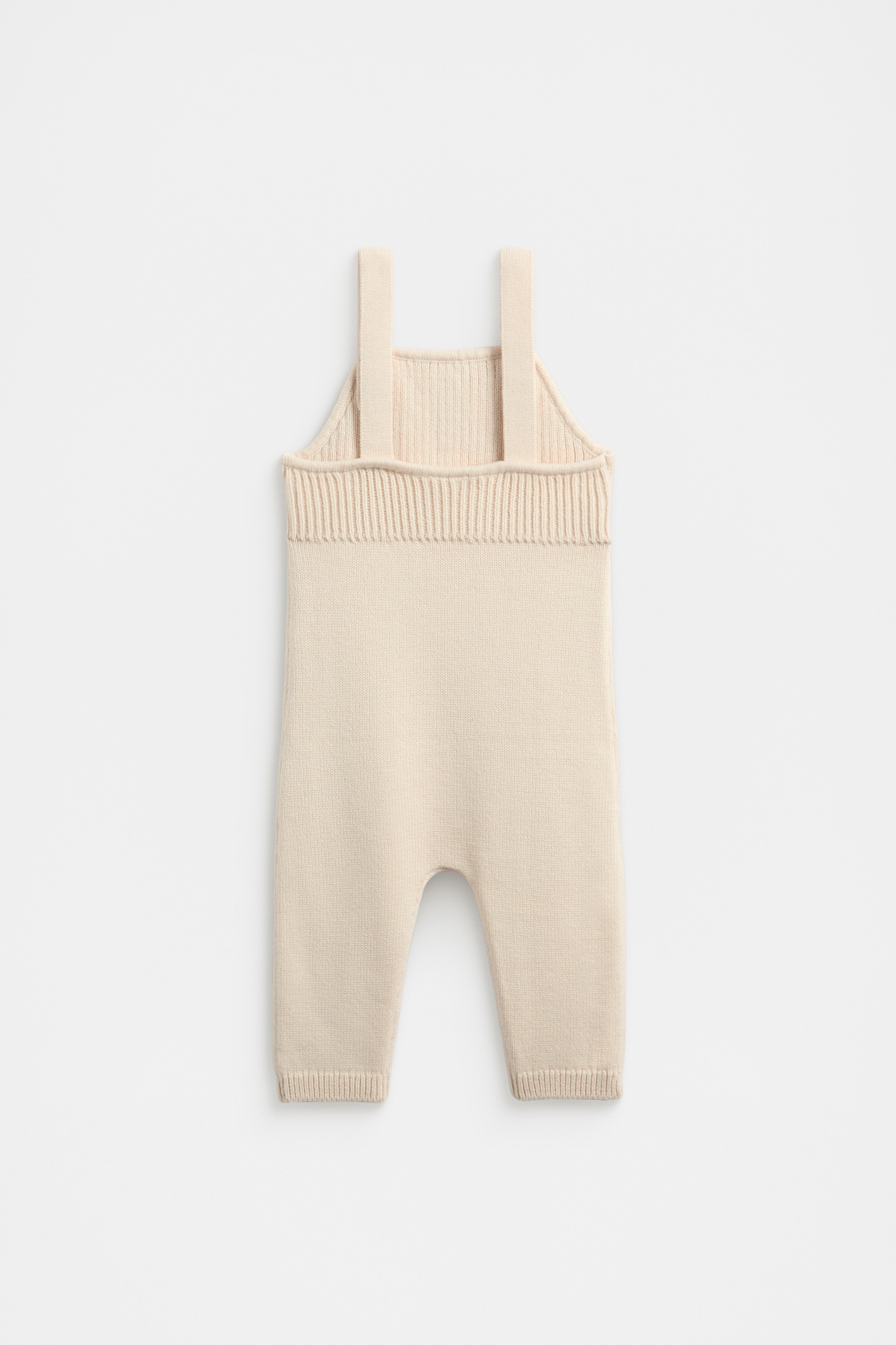 Rib Knit Overall Soft Cream Seed Heritage