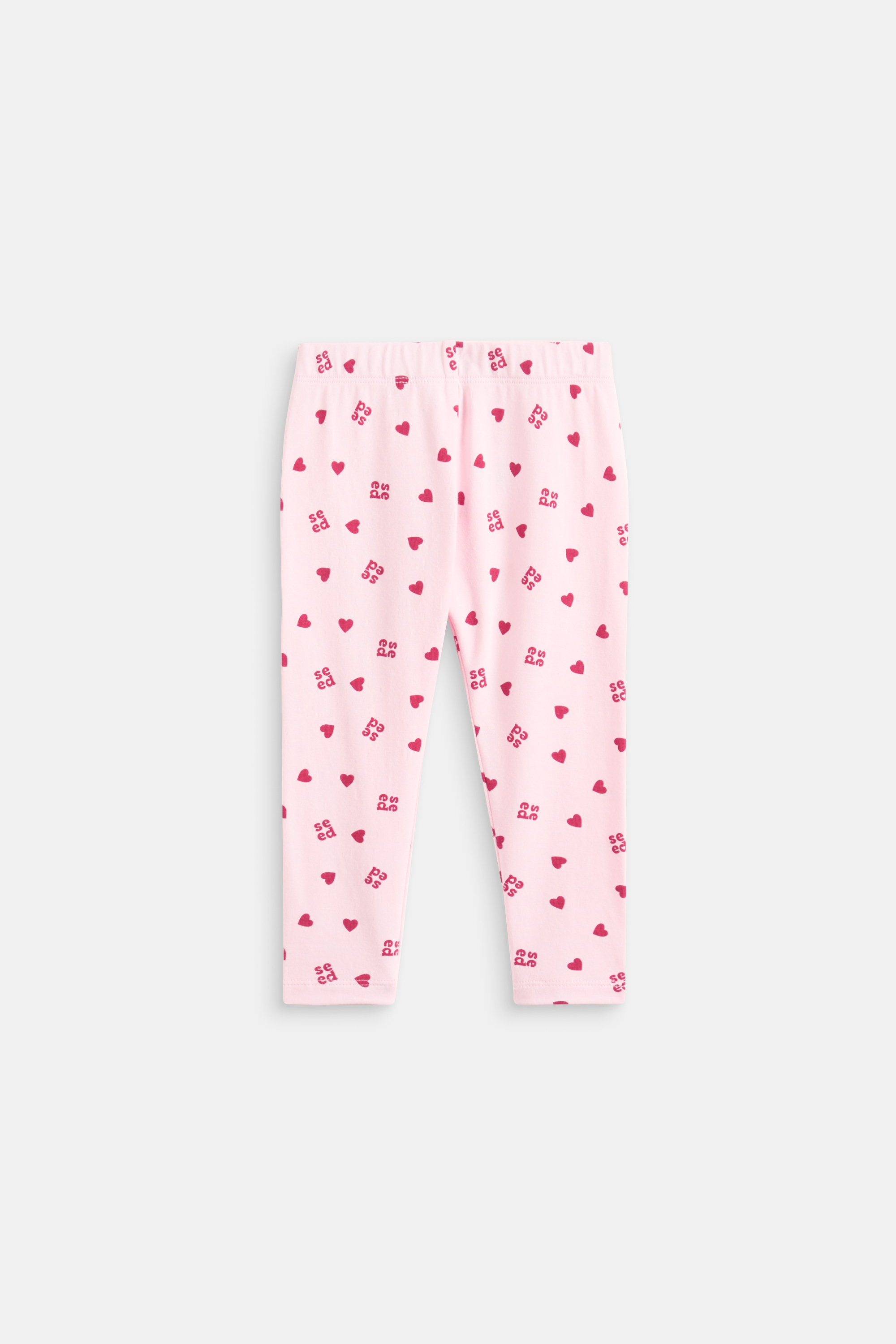 Legging Crewcuts Fille – Cœur Rose, Taille 12, Coton Stretch (Neuf)