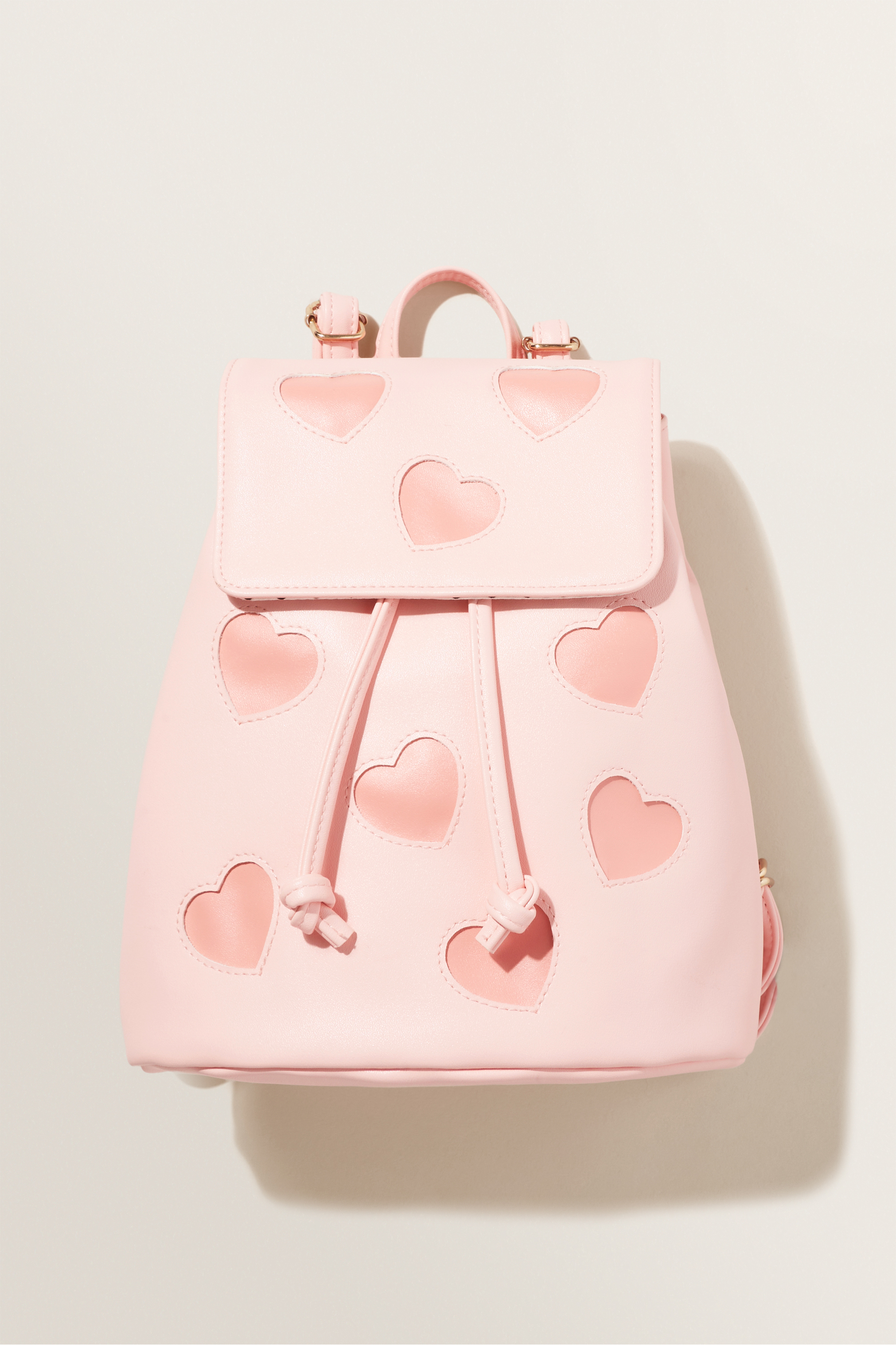 pink heart backpack