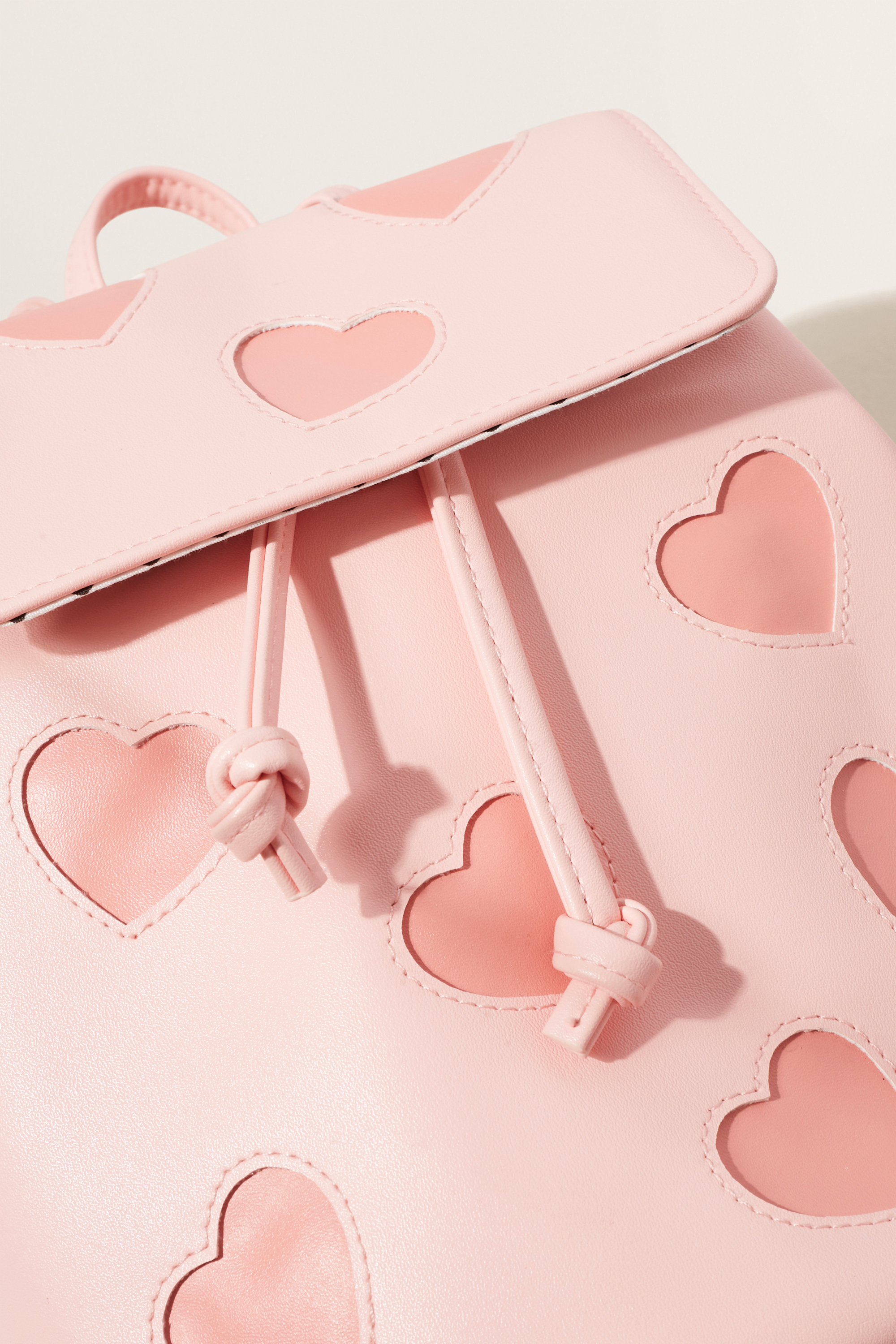 pink heart backpack