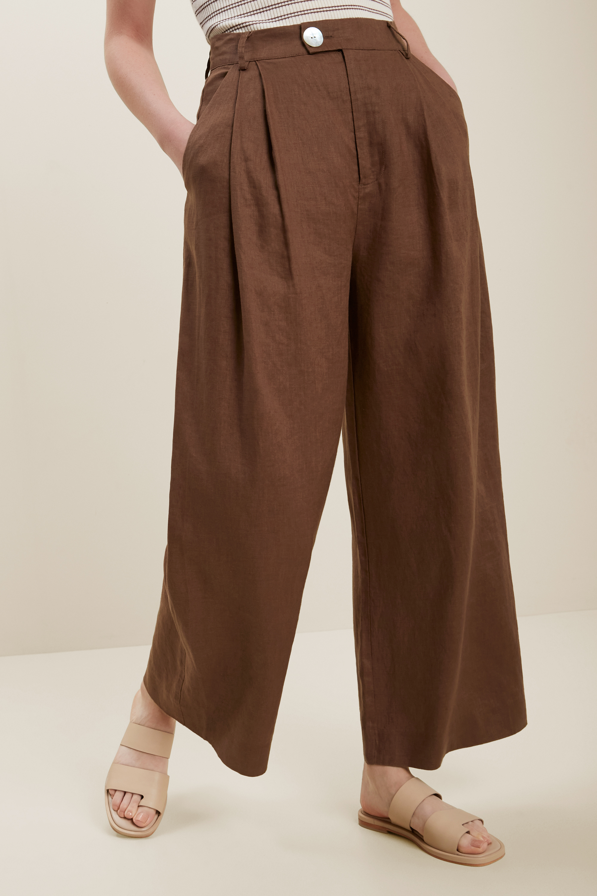Linen Palazzo Pant | Seed Heritage