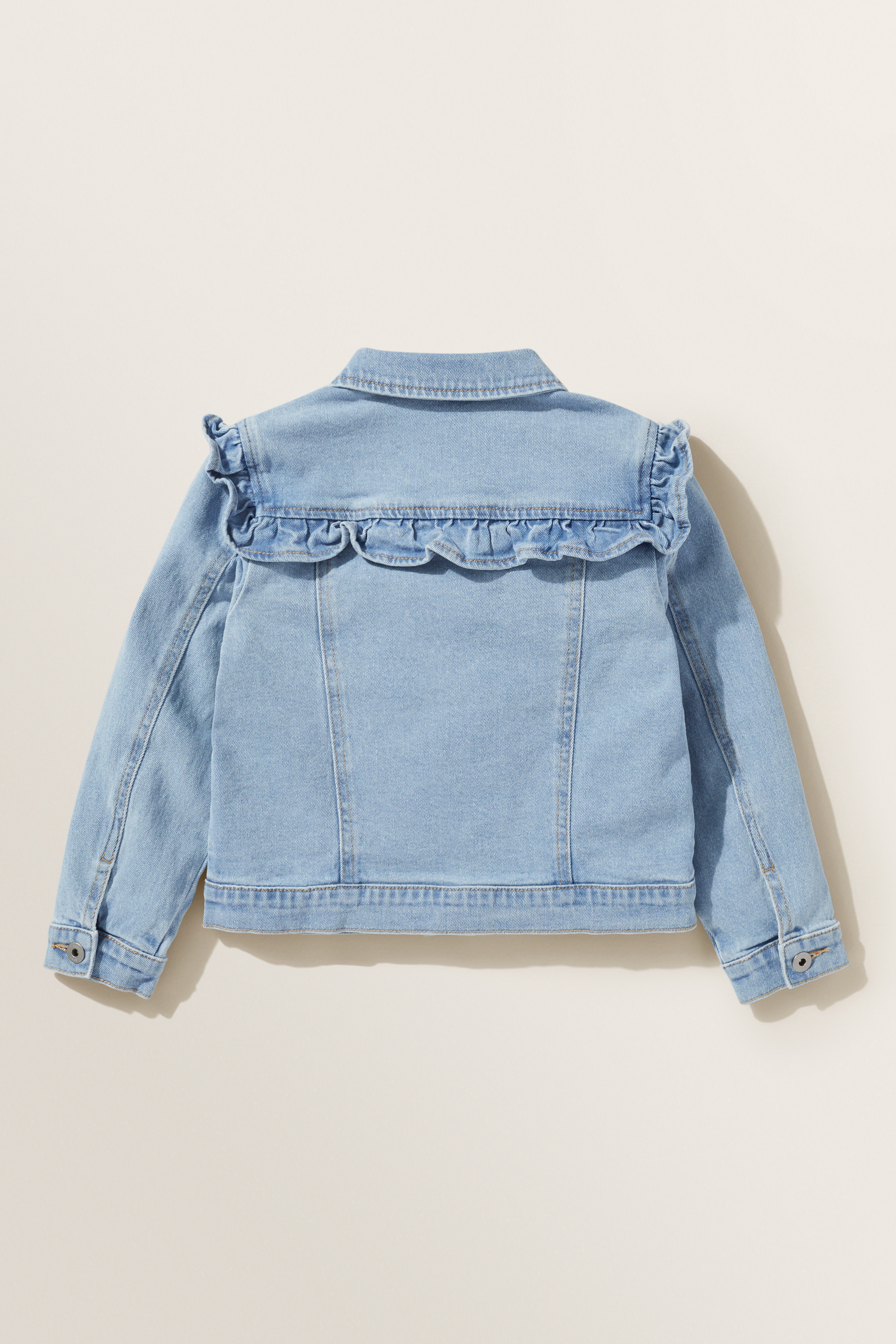 Frill Denim Jacket | Seed Heritage