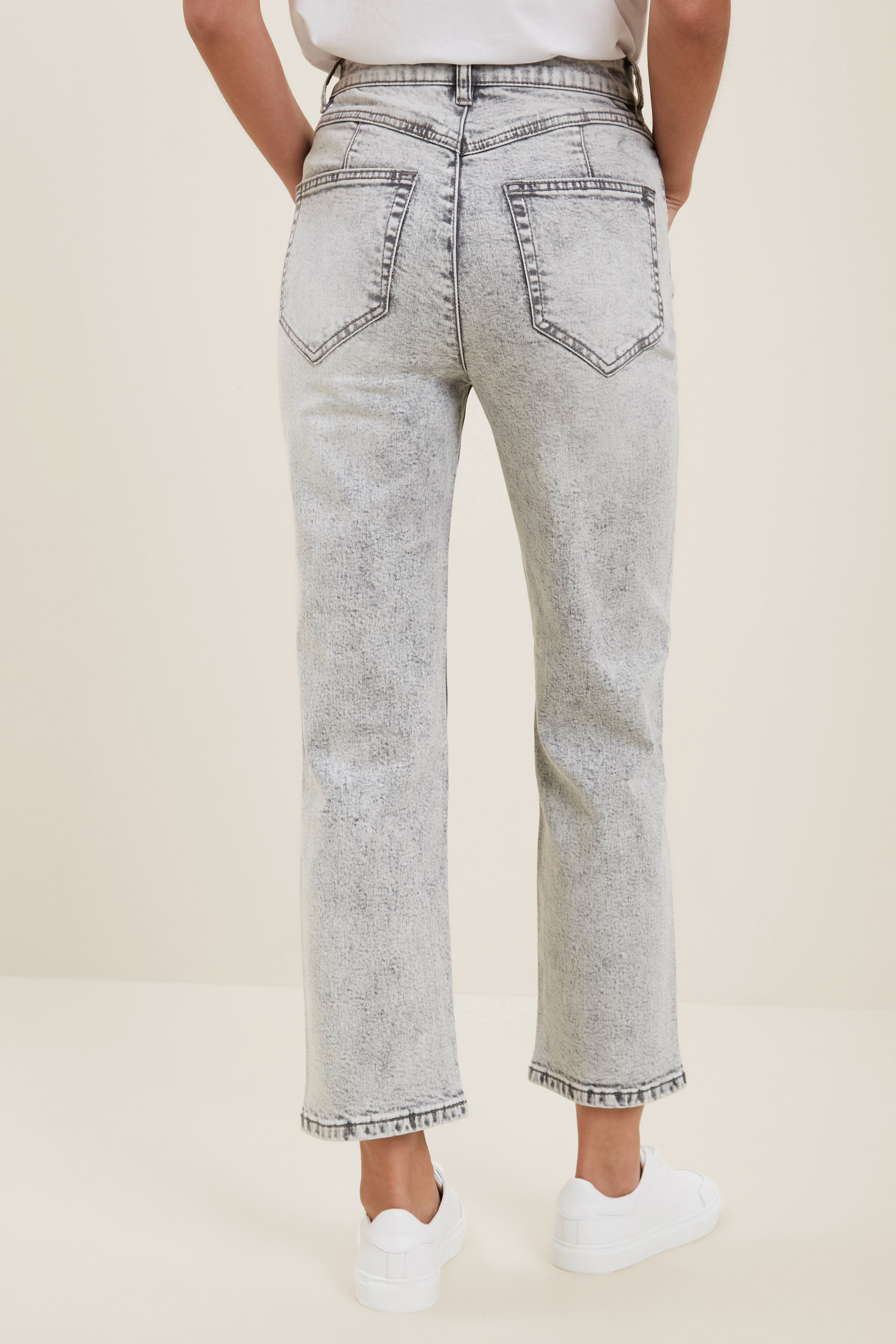 Acid Wash Straight Leg Jean | Seed Heritage