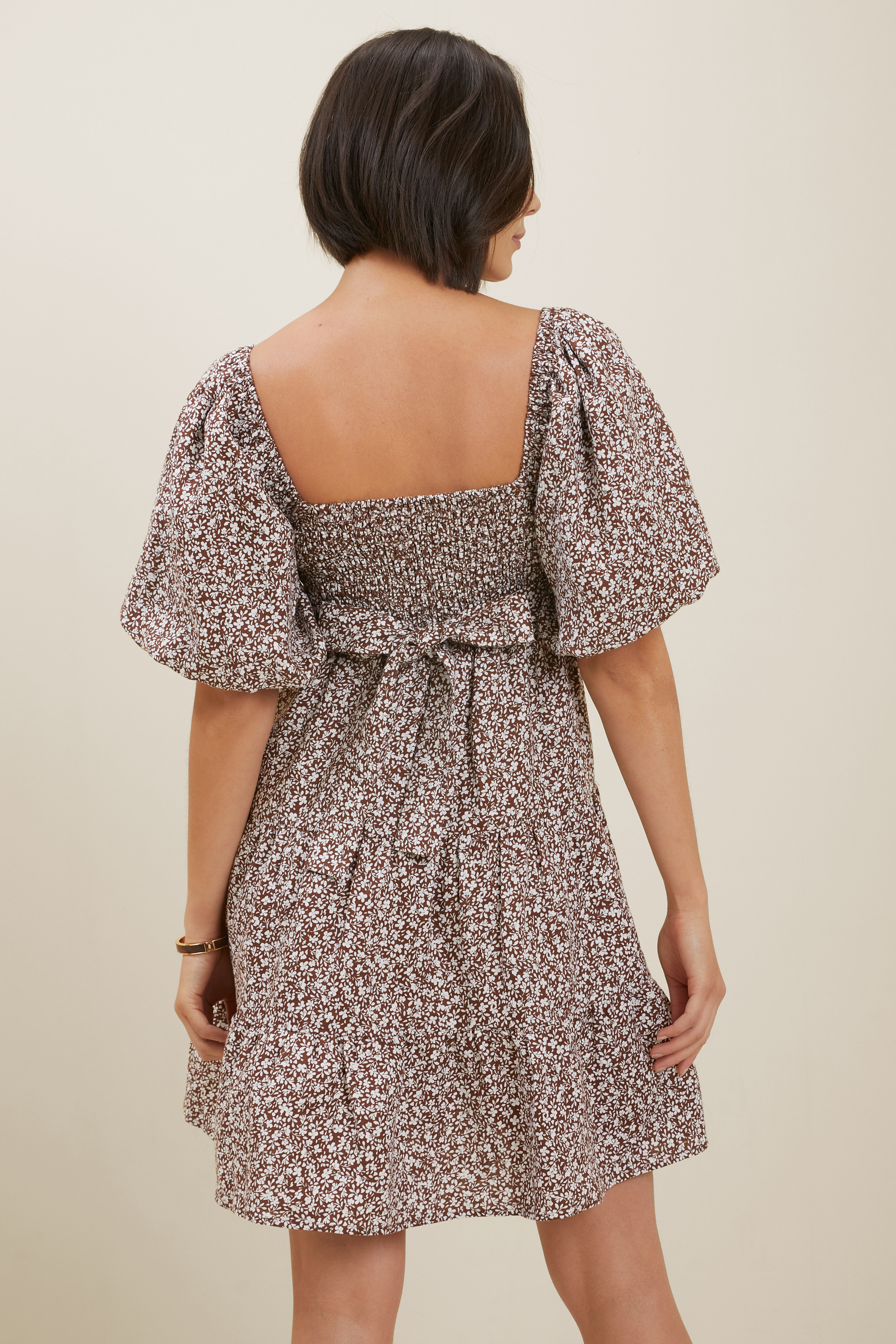 Linen Ditsy Mini Dress | Seed Heritage