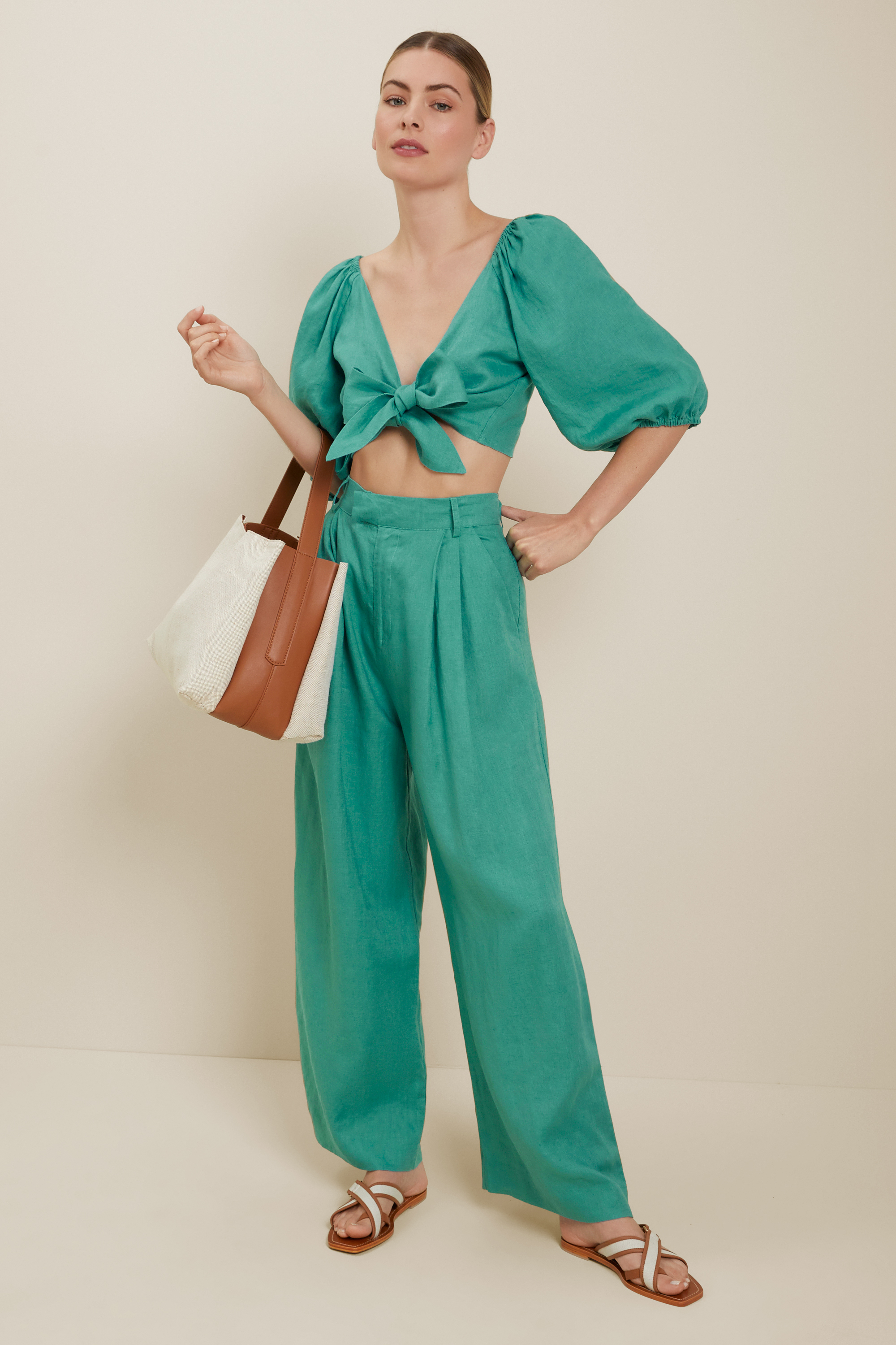 Linen Palazzo Pant | Seed Heritage