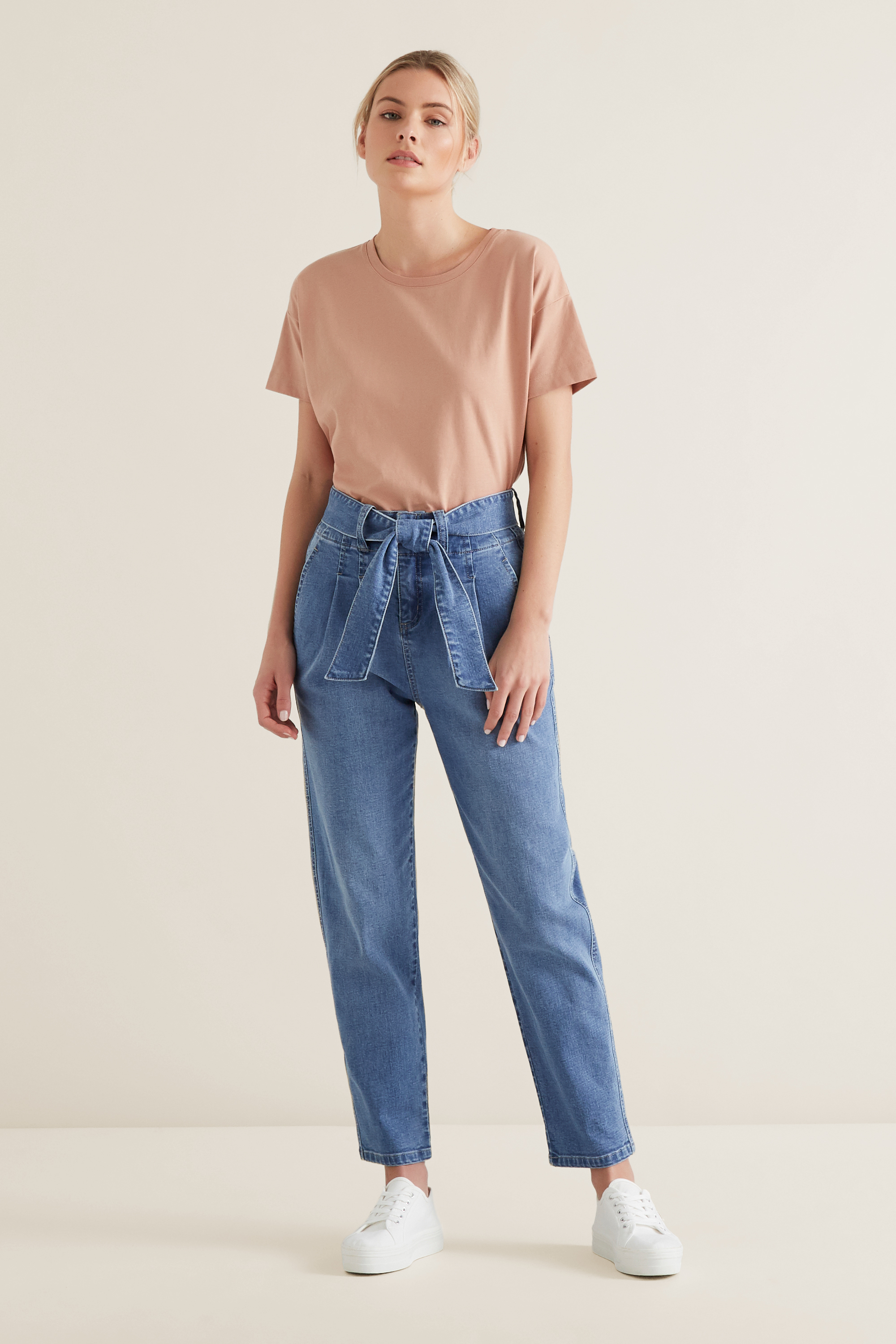 Tie Up Denim Pants | Seed Heritage