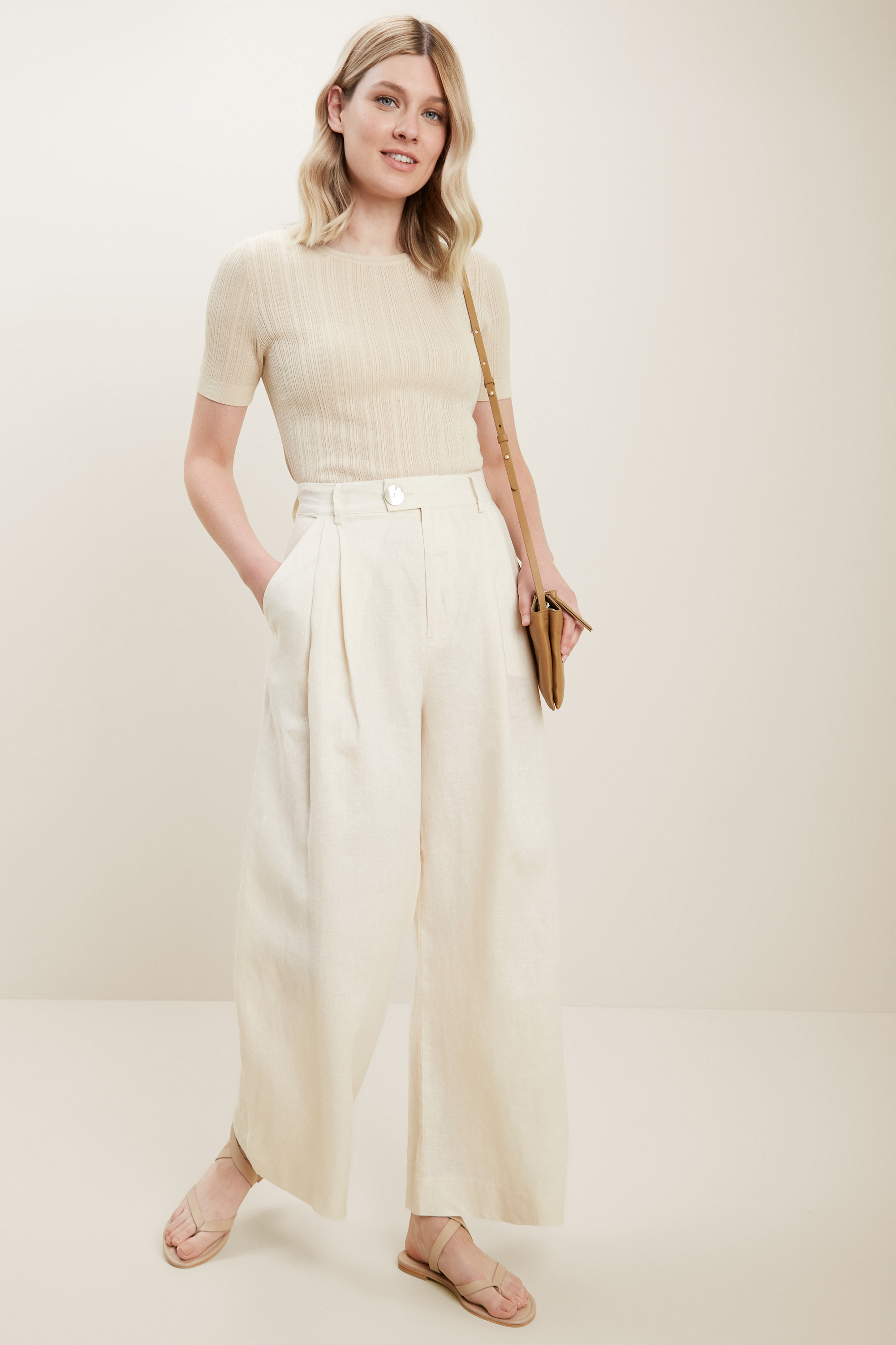 Linen Palazzo Pant | Seed Heritage