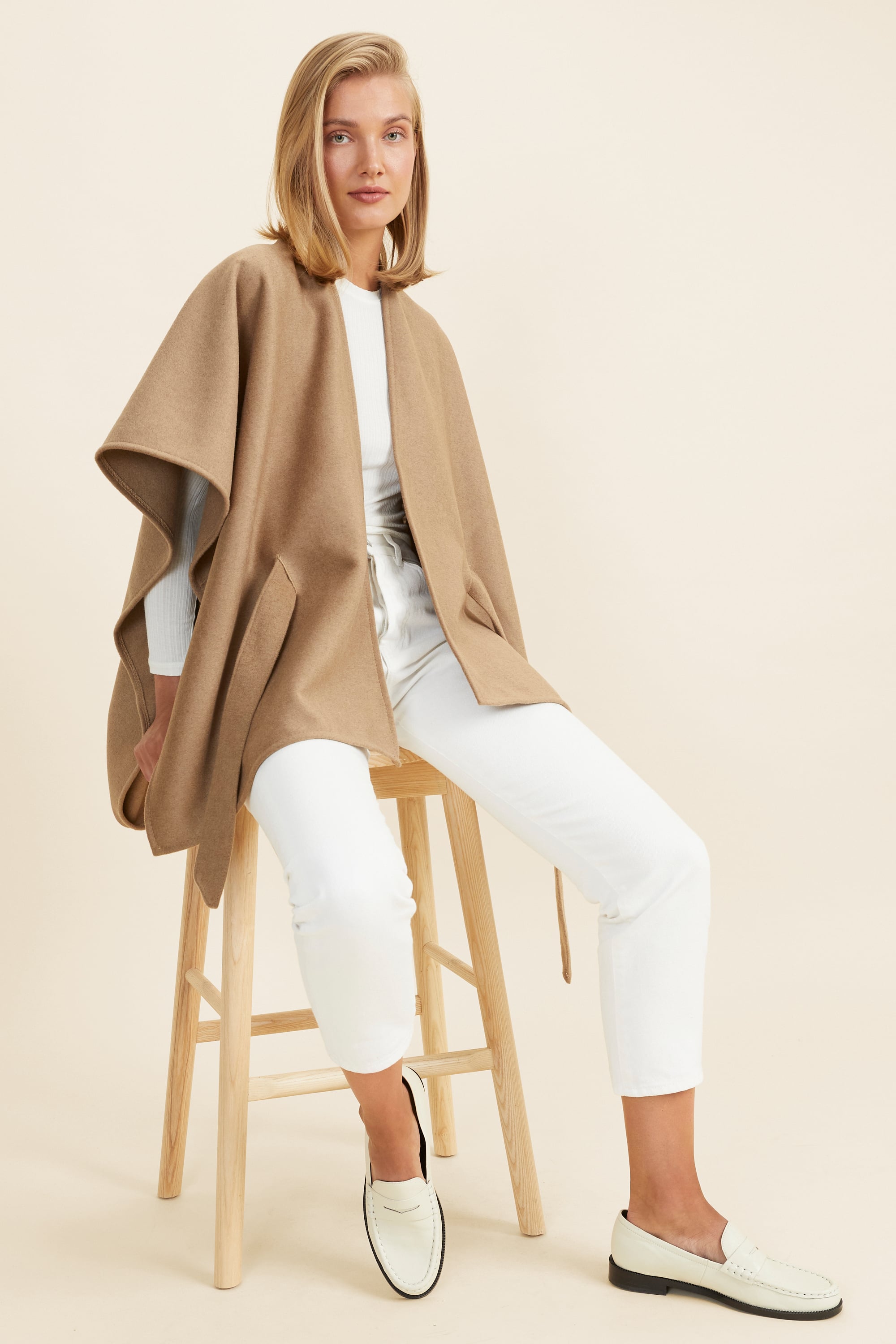 felted wool cape