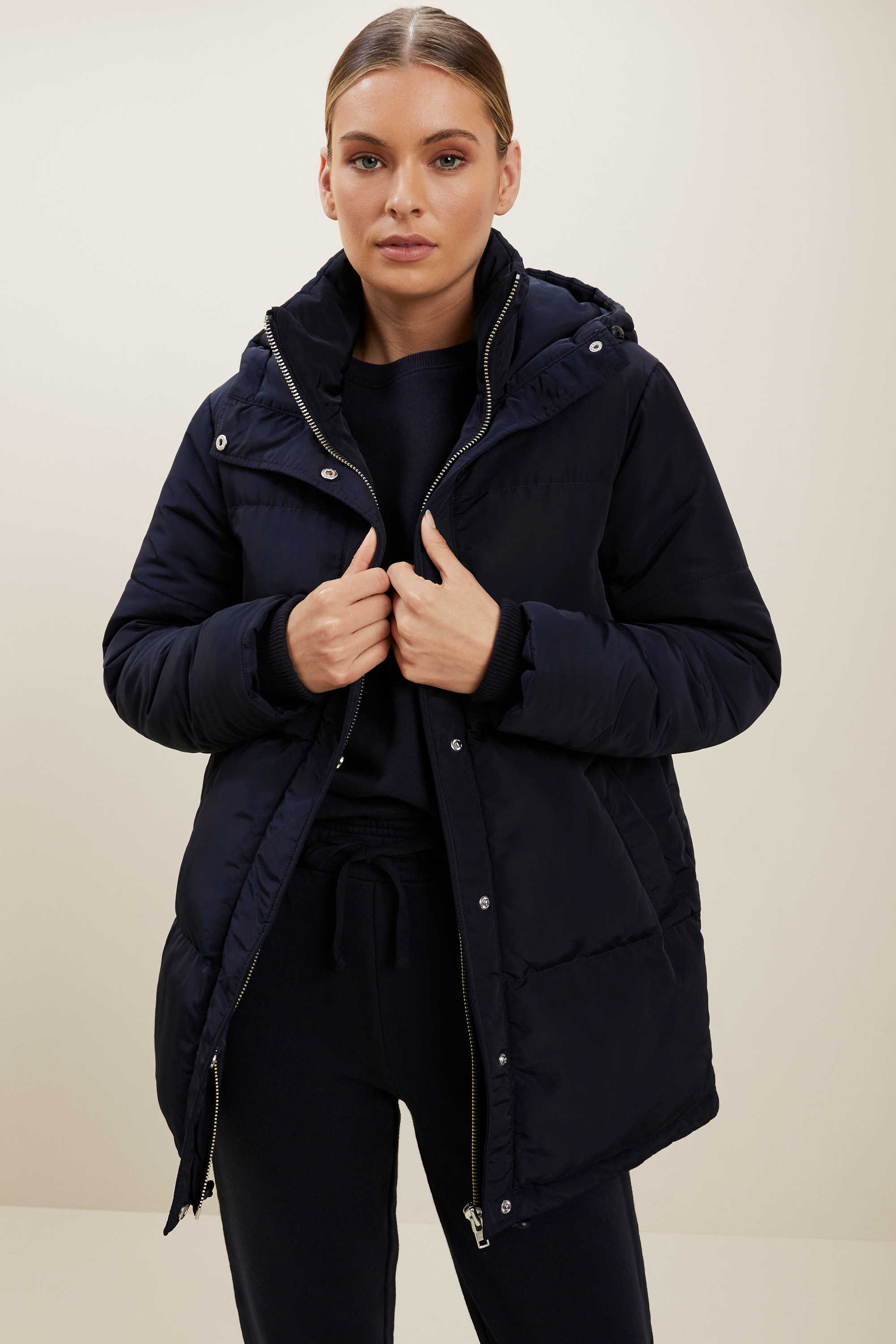 Mid Length Puffer Jacket | Seed Heritage