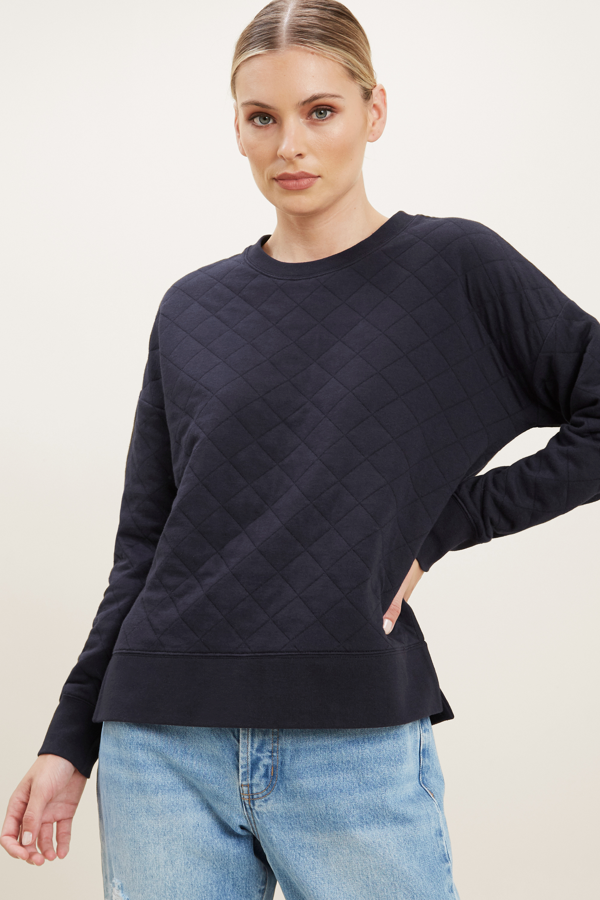 Quilted Sweater | Seed Heritage