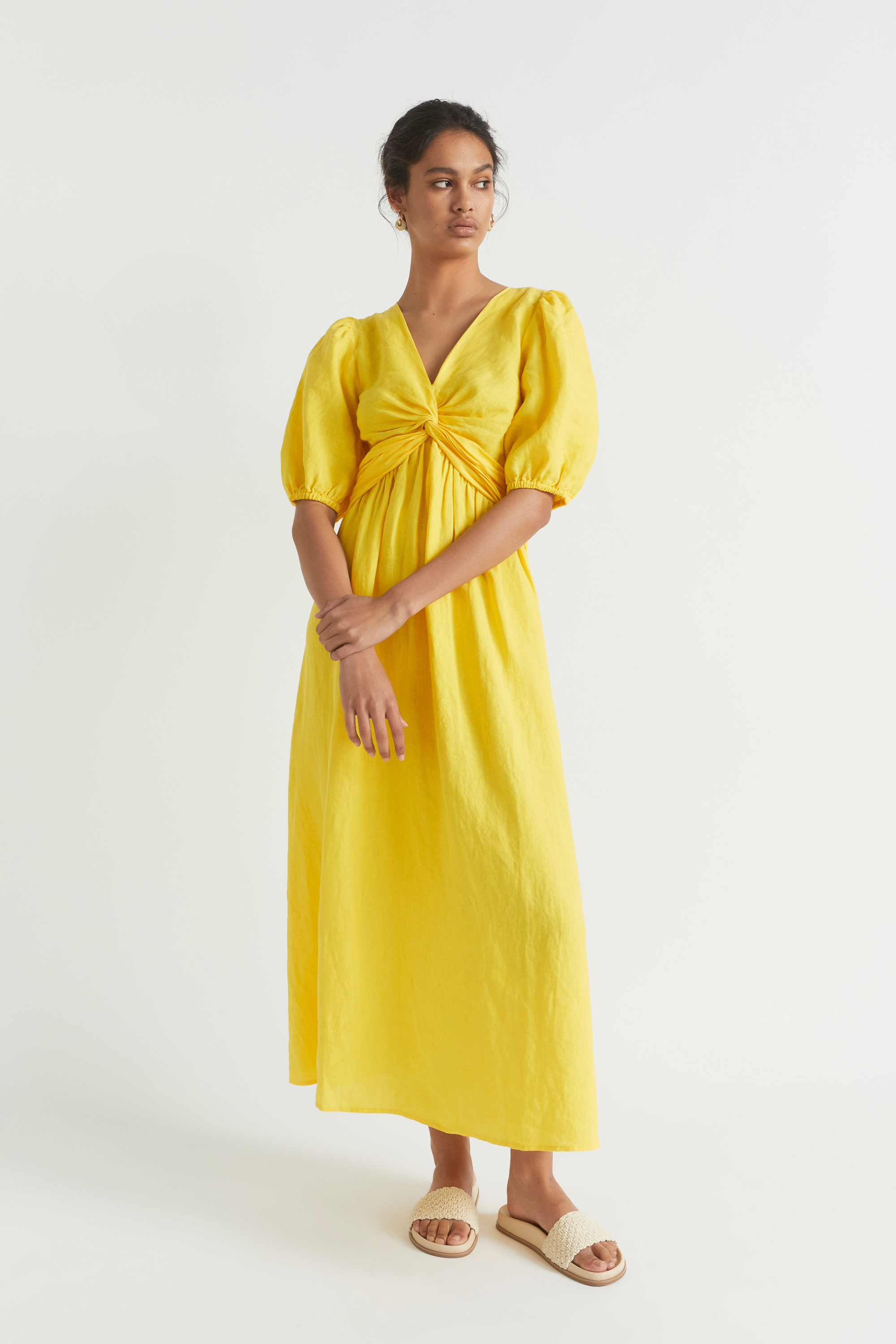 Twist Front Maxi Dress | Seed Heritage
