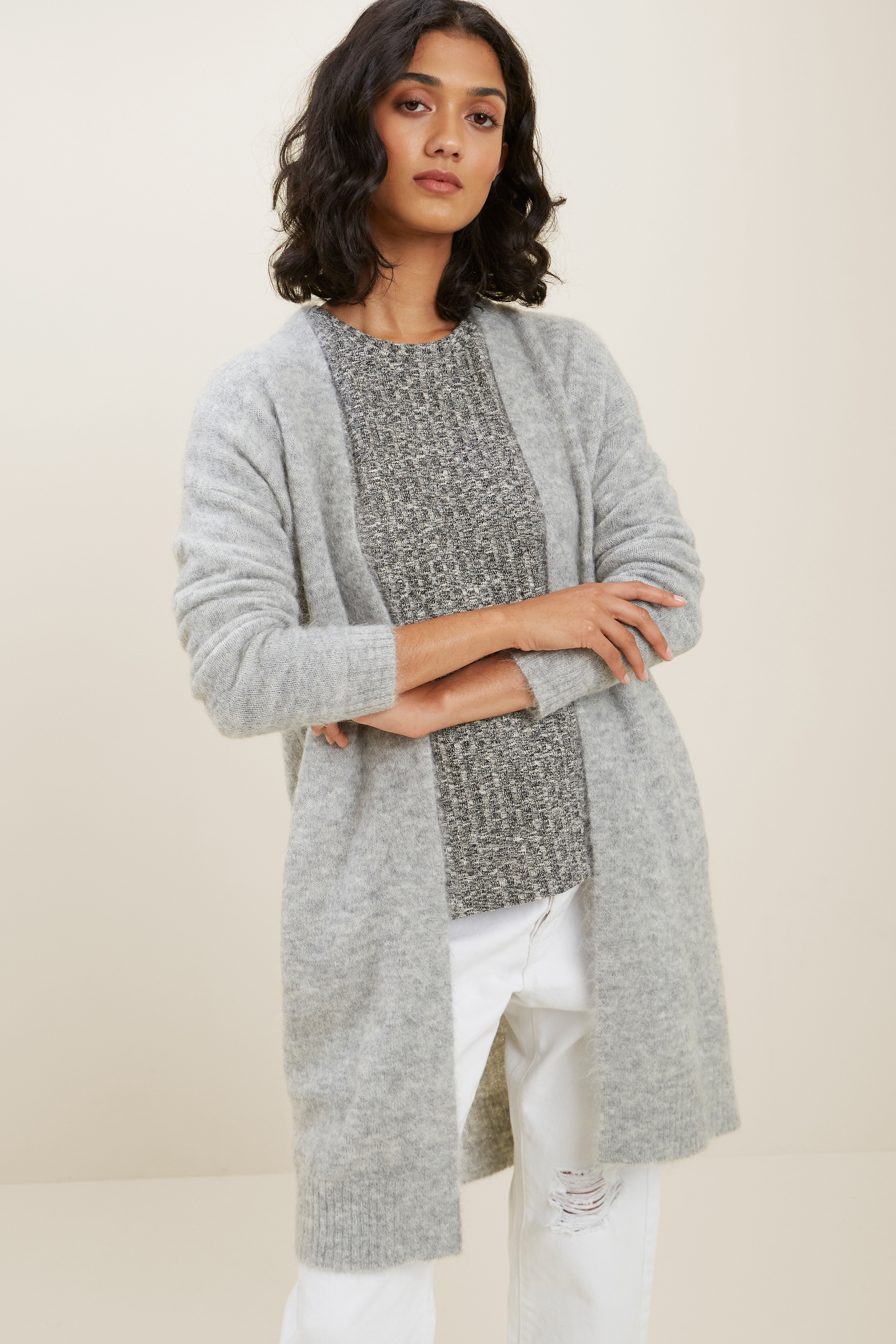 Mohair Blend Cardigan | Seed Heritage
