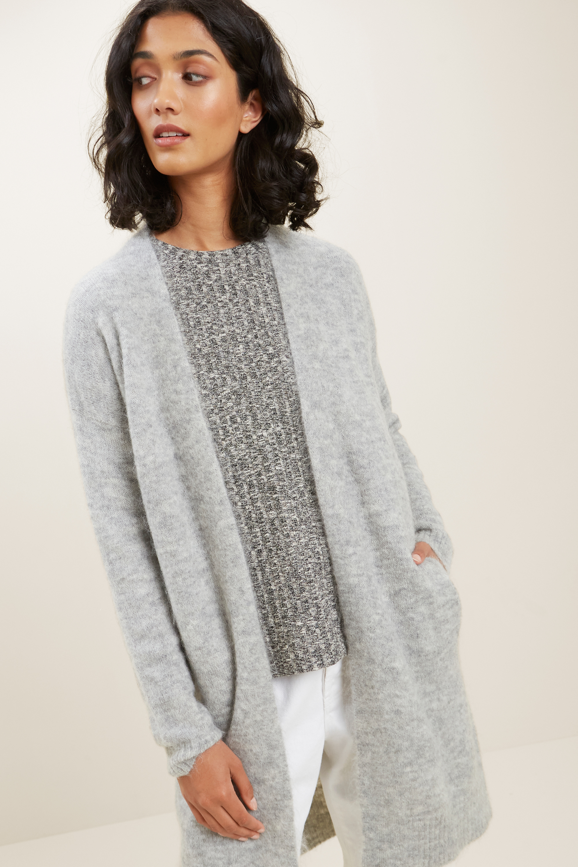 Mohair Blend Cardigan | Seed Heritage