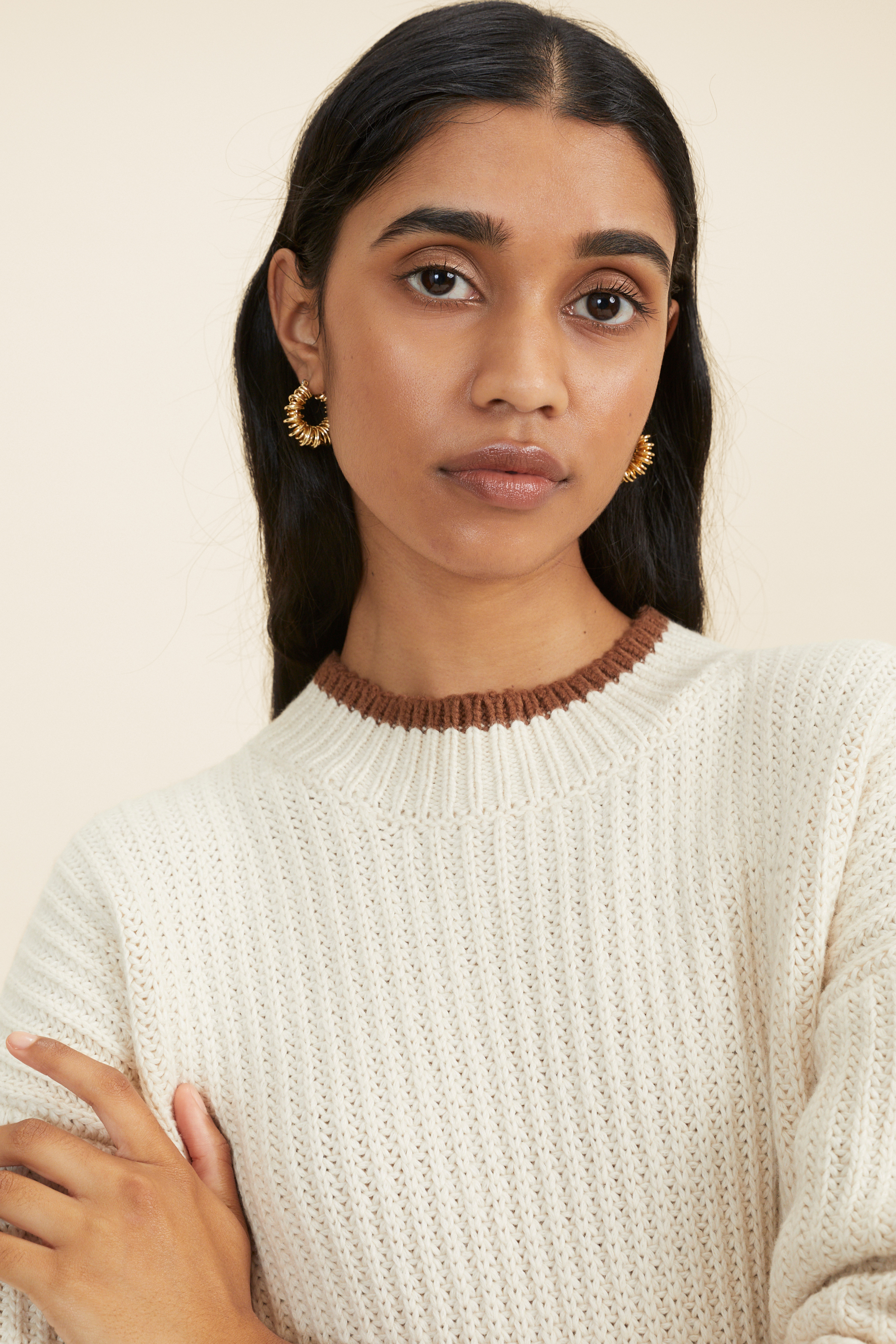 Contrast Stitch Sweater | Seed Heritage
