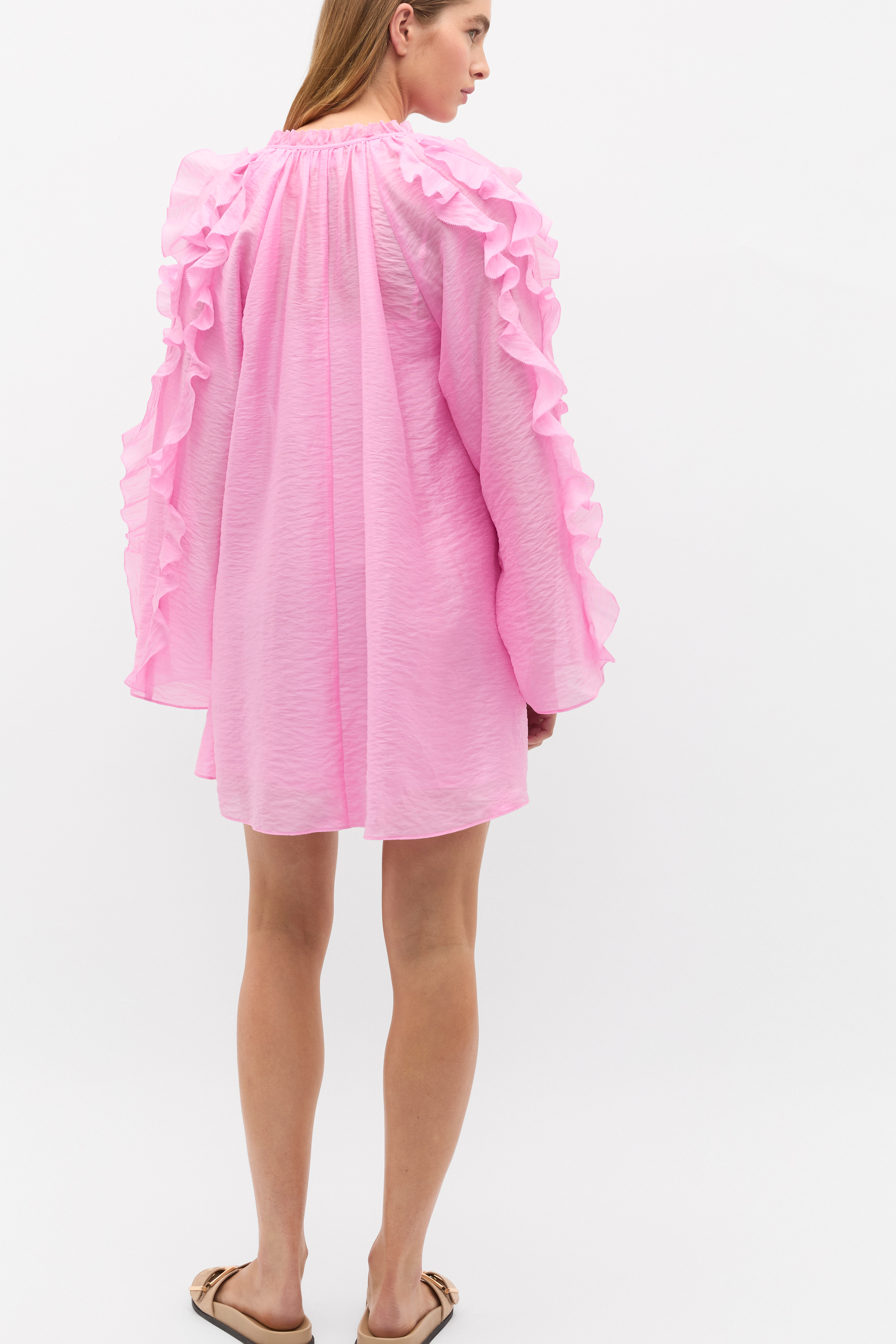 Ruffle Mini Dress | Fairy Floss | Seed Heritage